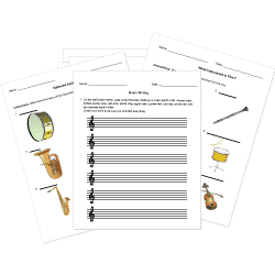 Free Music Worksheets