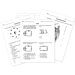 Free Science Printable Worksheets