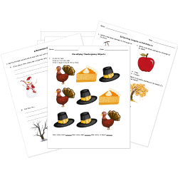 Seasonal Worksheets